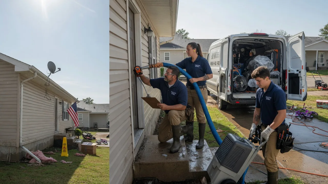 Ceiling Water Damage Restoration in Orrington, ME near me